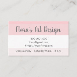 Cartão de visita PINK SHADES