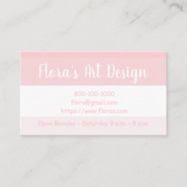Cartão de visita PINK SHADES