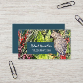 Cartão De Visita Pintor aquícola de cinza africana