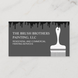 Cartão De Visita Pintor de Casa Branca Negra