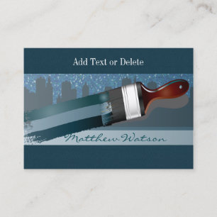 Cartão De Visita Pintor/Designer/Planejador de Cidade