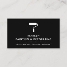 Pintor E Cilindro De Tinta Decoradora Preto Modern