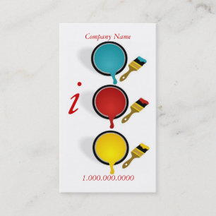 Cartão De Visita Pintor Empresa