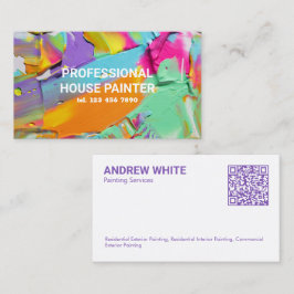 Cartão De Visita Pintor QR Personalizado
