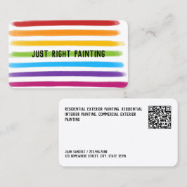 Cartão De Visita Pintor QR Personalizado