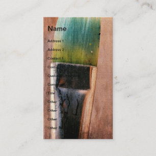 Cartão De Visita Pintura digital de pincel