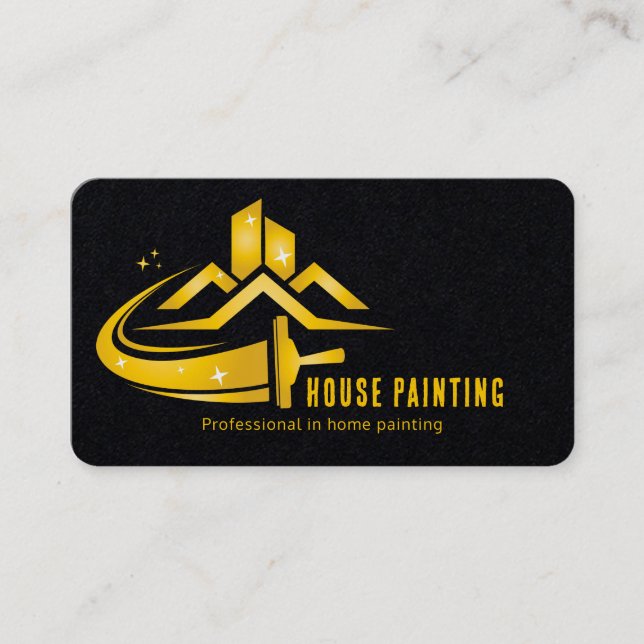 Cartão De Visita Pintura em casa (Frente)