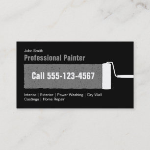 Cartão De Visita Pintura Home profissional feita sob encomenda