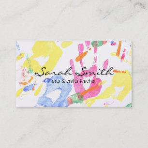 Cartão De Visita Pintura manual II (variação)