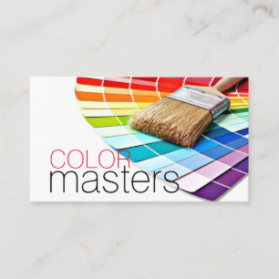 Cartão De Visita Pintura, Pincel, Construção, Design