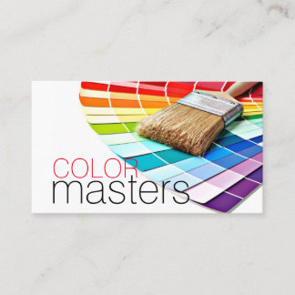 Cartão De Visita Pintura, Pintura, Construção, Design