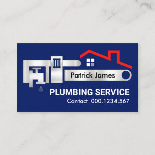 Cartão De Visita Pipe Wrench Fuaking Faucet