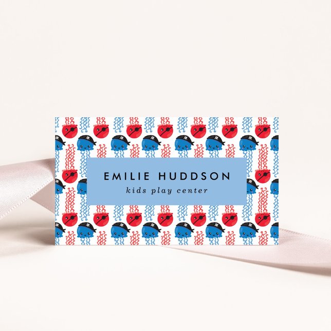 Cartão De Visita Pirate Jellyfish, Centro de Brincação, Centro de A (Criador carregado)