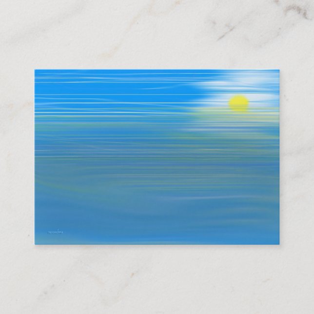 Cartão De Visita Piscina lateral (Frente)