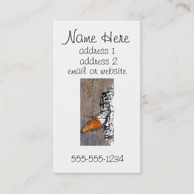 Cartão De Visita Pise na realidade (Frente)