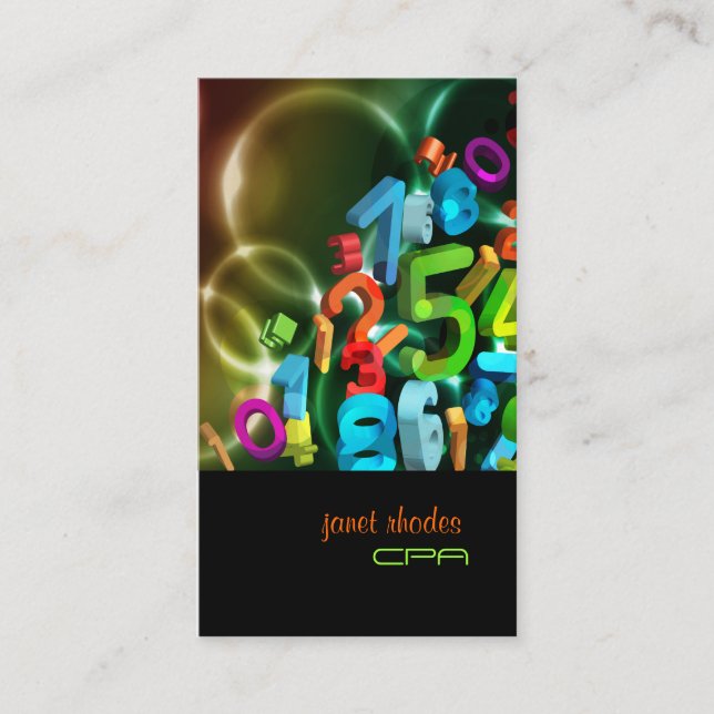 Cartão De Visita PixDezines 123, CPA/cores vivas (Frente)