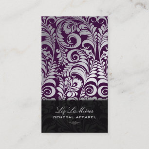 Cartão De Visita PixDezines Bellissimo Vintage Damask
