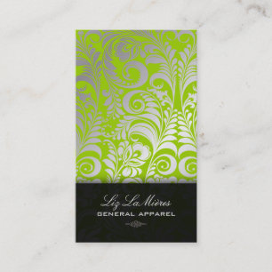 Cartão De Visita PixDezines Bellissimo Vintage Damask