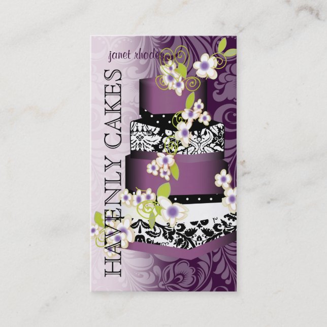 Cartão De Visita PixDezines Cake/Bakery/pâtisserie (Frente)