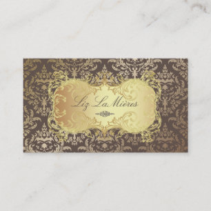 Cartão De Visita PixDezines Céline Damask