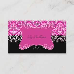 Cartão De Visita PixDezines Céline Damask