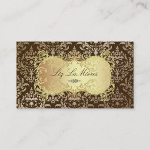 Cartão De Visita PixDezines Céline Damask