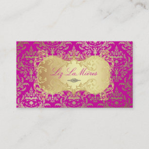Cartão De Visita PixDezines Céline Damask
