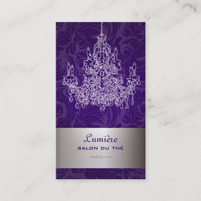 Cartão De Visita PixDezines Chandeliers/fundo DIY (Frente)