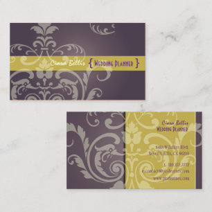 Cartão De Visita PixDezines Crista Damask