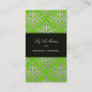 Cartão De Visita PixDezines diy background, lace Étienne Damask