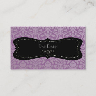 Cartão De Visita PixDezines diy color, flora damask