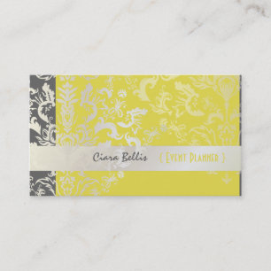 Cartão De Visita PixDezines Étienne Damask