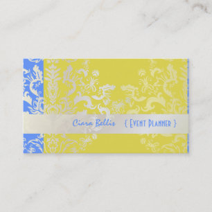 Cartão De Visita PixDezines Étienne Damask