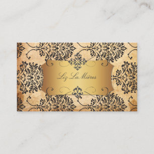 Cartão De Visita PixDezines Florentius Damask Vintage