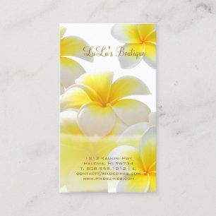 Cartão De Visita PixDezines Hawaii Plumeria