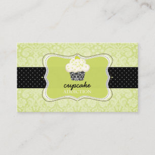 Cartão De Visita PixDezines Keylime cupcake/pâtisserie