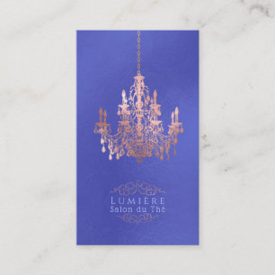 Cartão De Visita PixDezines lustre de rosa dourada falsa/ Fundo DIY