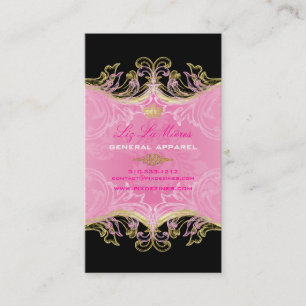 Cartão De Visita PixDezines Marie Antoinette em Pique Damask