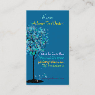 Cartão De Visita PixDezines paisscaper/corta-árvores/cores DIY!