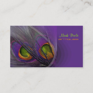 Cartão De Visita PixDezines Psychedelic Peacock, Personalize-O!