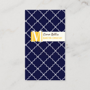 Cartão De Visita PixDezines Treliça Marroquina/DIY cores em um inst