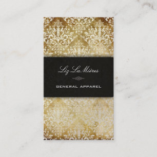 Cartão De Visita PixDezines Vintage Pearl Étienne Vintage Damask