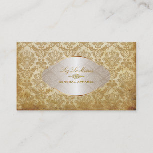 Cartão De Visita PixDezines vintage piqué damask