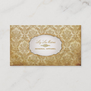 Cartão De Visita PixDezines vintage piqué damask