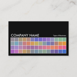 Cartão De Visita Pixel Motif v2 02 - Preto com Cinza