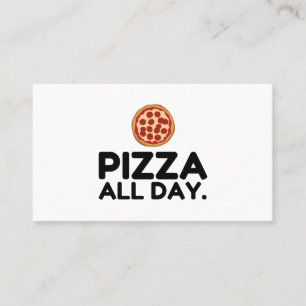 CARTÃO DE VISITA PIZZA O DIA TODO