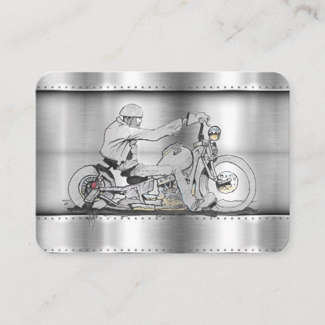 Cartão De Visita Placa ciclo (Frente)