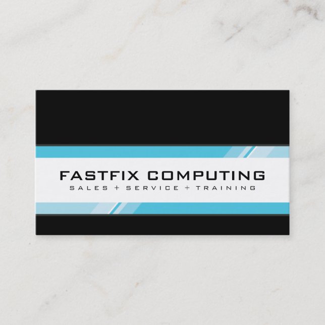 Cartão De Visita PLACA CORPORATIVA de alta tecnologia moderna (Frente)