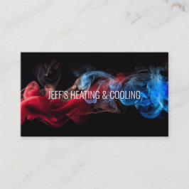 Cartão De Visita Placa de aquecimento e CA | Código Qr