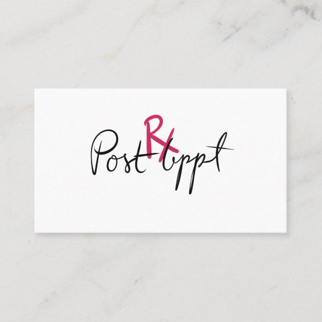 Cartão De Visita Placa De Aterrissagem De Extensões Lash - Rx (Frente)